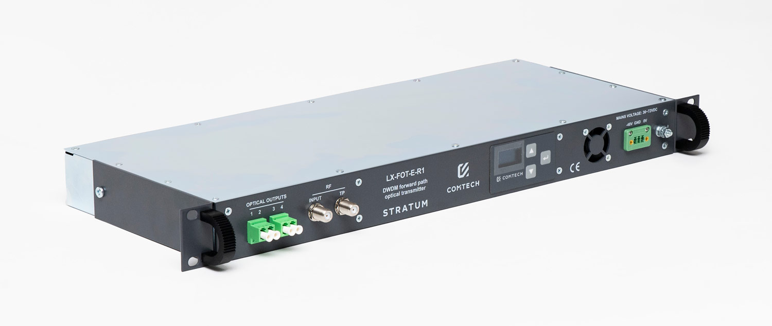 Stratum LinX FOT-E-R1 - 1550 nm DWDM forward path optical transmitter